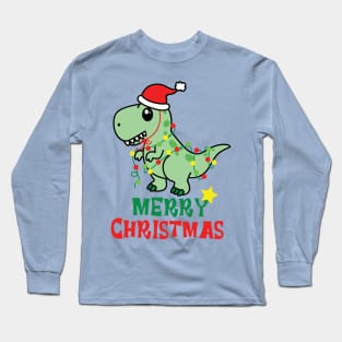 Merry Christmas TRex! Long Sleeve T-Shirt